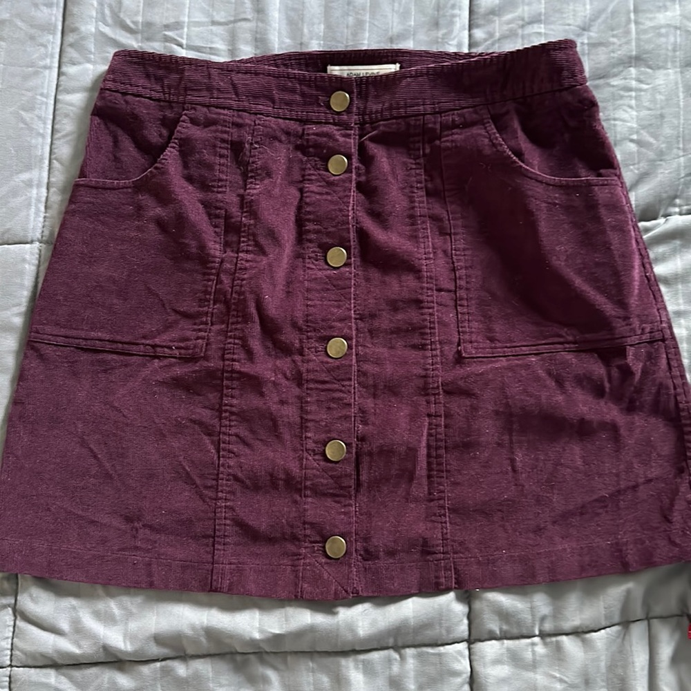 Corduroy Skirt